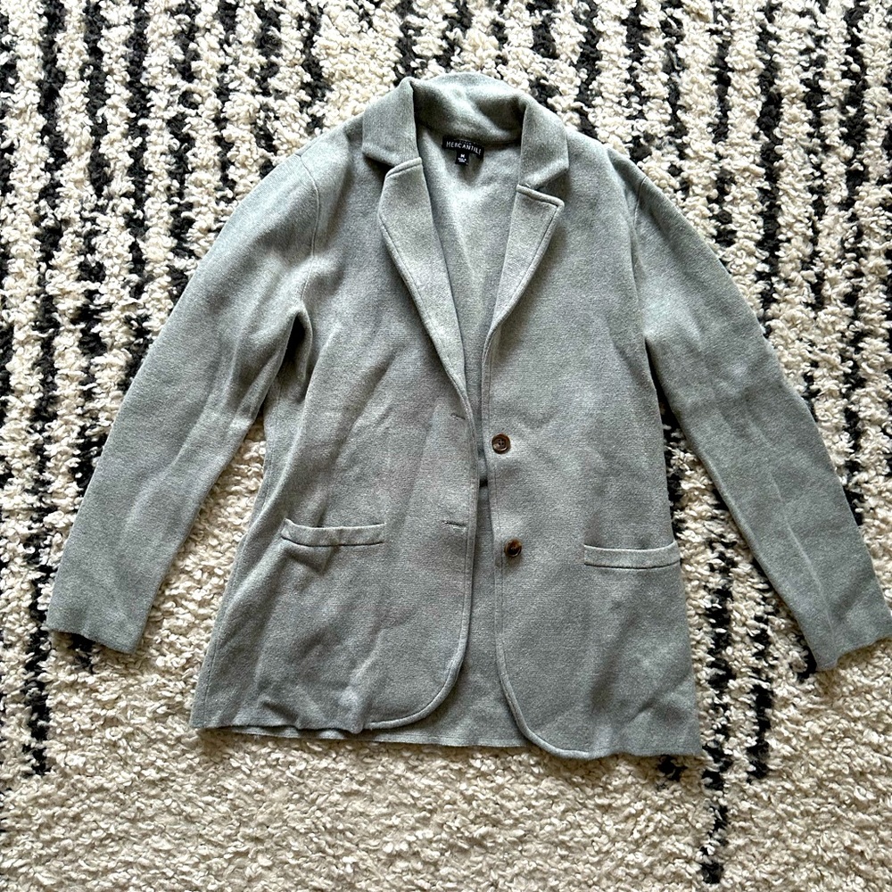 J. Crew Sweater Blazer (size M)